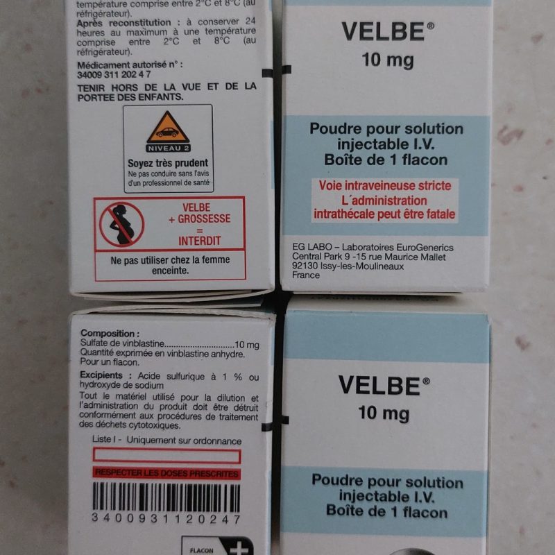 آمپول وین بلاستین ۱۰ میلیگرم اصلی شرکت EG labo فرانسوی