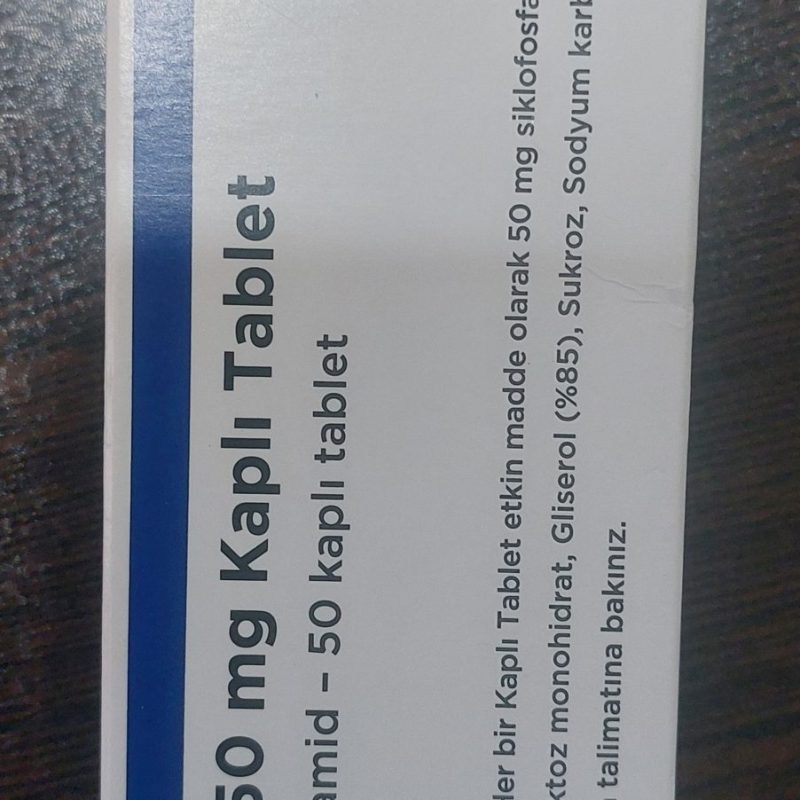 قرص Endoxan 50 mg اصلی شرکت باکستر آلمان